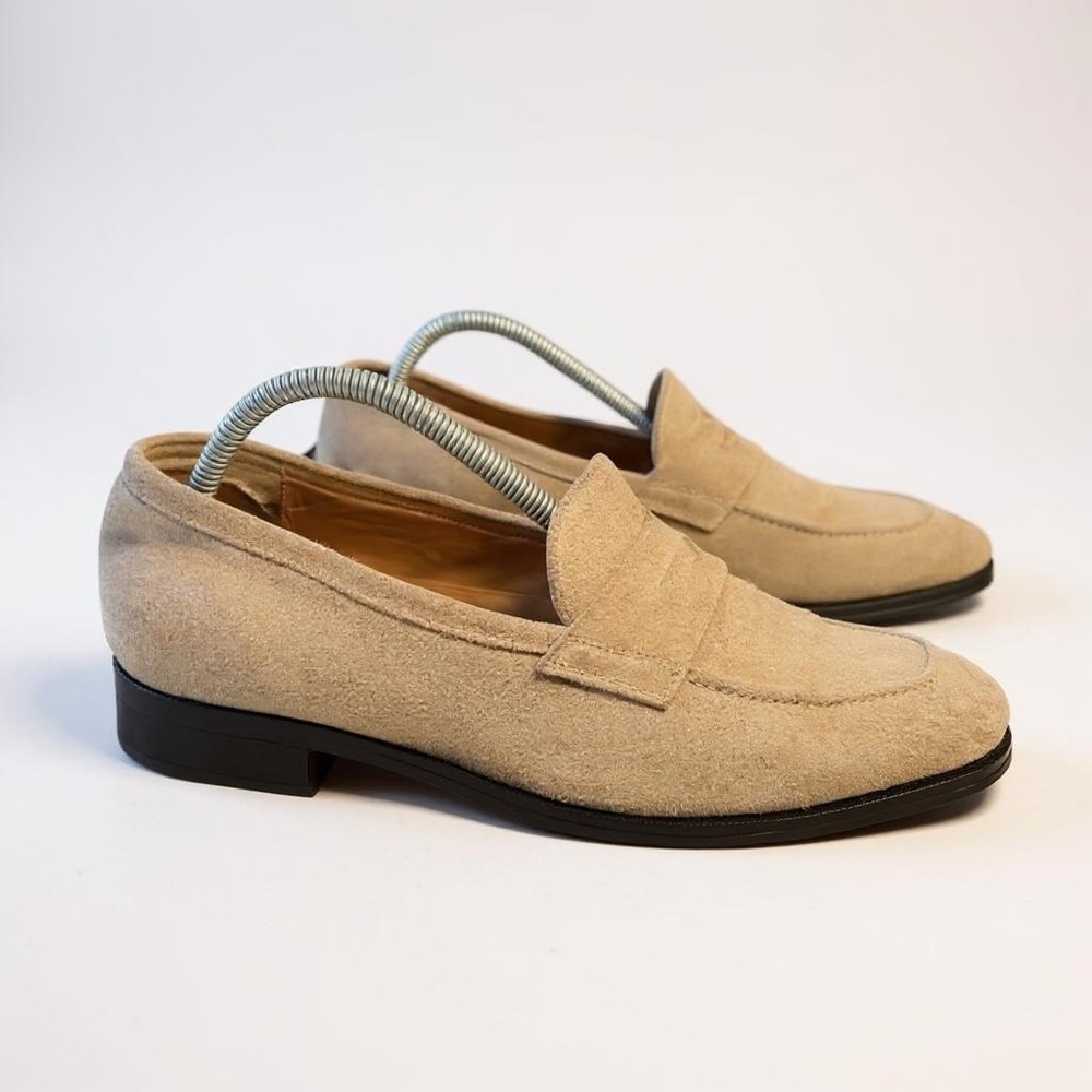 Mens REISS COOPER SUEDE LOAFER 9 Beige